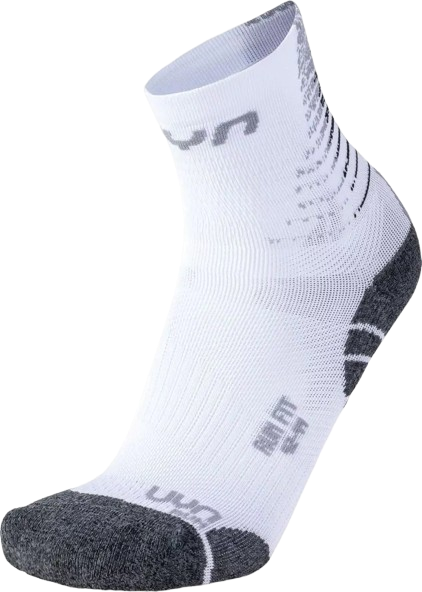 Laufsocken UYN Man Run Fit Socks White/Pearl Grey