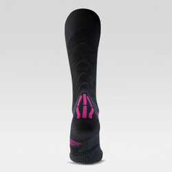 Skisocken UYN Women Ski Touring One Bio Socks Black/Pink Yarrow - 2025/26