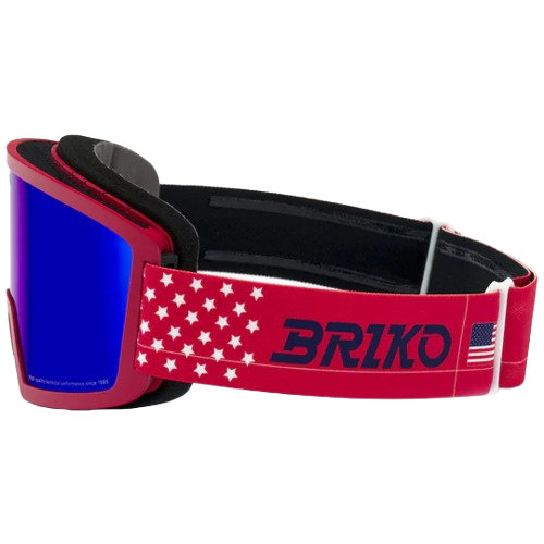 Googles Briko Frostbite USA Matt Red/Tanganora Blue - 2025/26