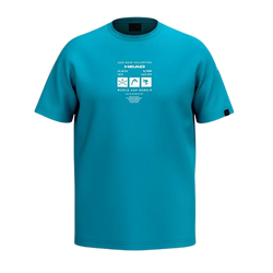 HEAD WCR T-Shirt Men Blue - 2025/26