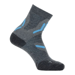 Outdoor Socks UYN Lady Trekking 2in Merino Socks Mid Grey/Turquise