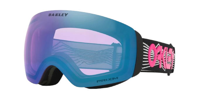 Goggles Oakley Flight Deck M Black Wired/Prizm Snow Iced Iridium - 2025/26