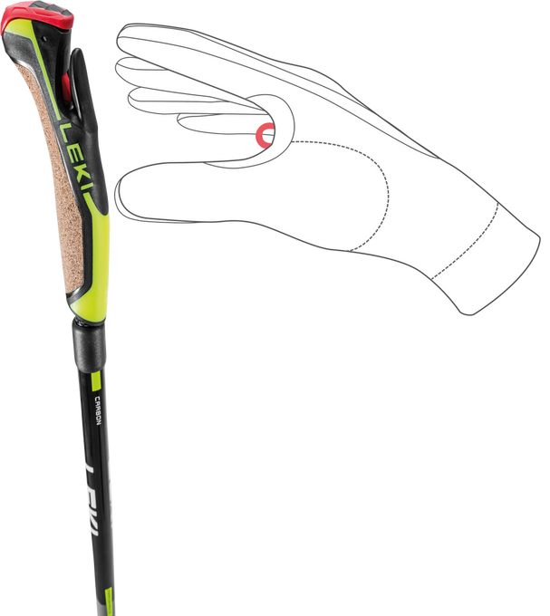 Poles Nordic Walking LEKI Speed Pacer Vario