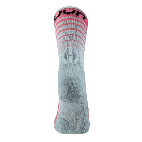 Outdoor Socken UYN Woman Runner's Five Socks Light Grey/Pink
