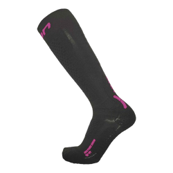 Ski socks UYN Woman Ski One Pure Snow Socks Black/Pink - 2025/26