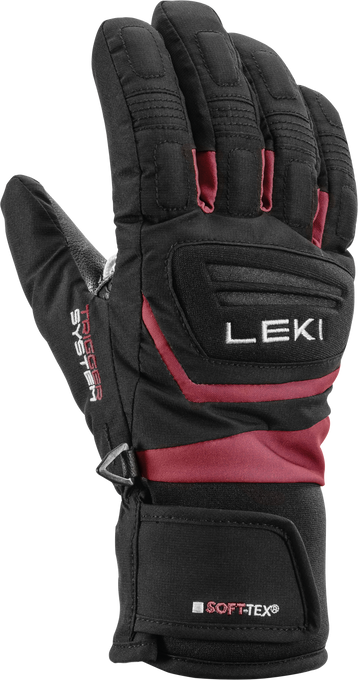 Handschuhe LEKI Griffin 3D Junior Black/Rose - 2025/26