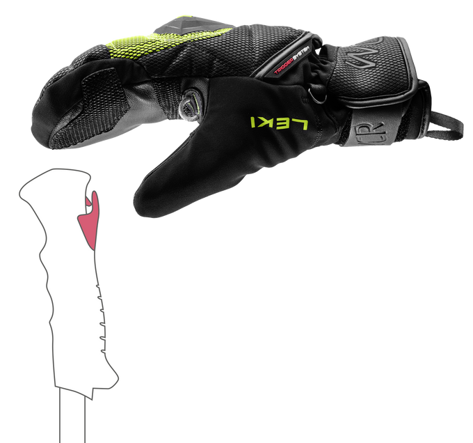 Handschuhe LEKI WCR Coach 3D Junior Mitt- 2025/26