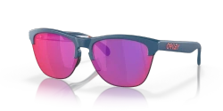 Sonnenbrille OAKLEY Tour De France Frogskins Lite Prizm Road Lenses/Matte Poseidon Frame - 2022