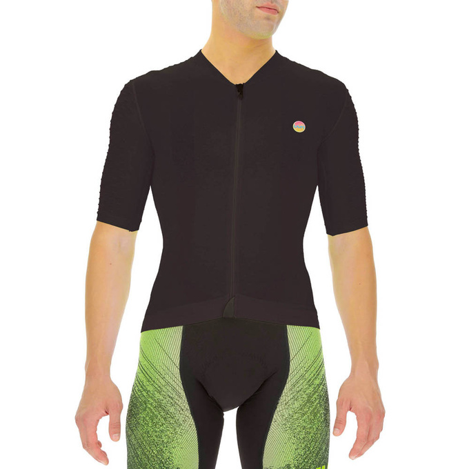 Fahrradtrikot UYN Man Biking Airwing Black/Black - 2023