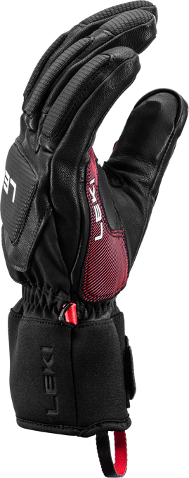 Gloves LEKI Griffin Pro 3D Black/Red - 2025/26