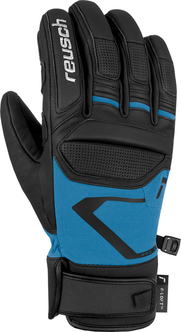 Gloves Reusch Pro RC Black/Brilliant Blue - 2024/25