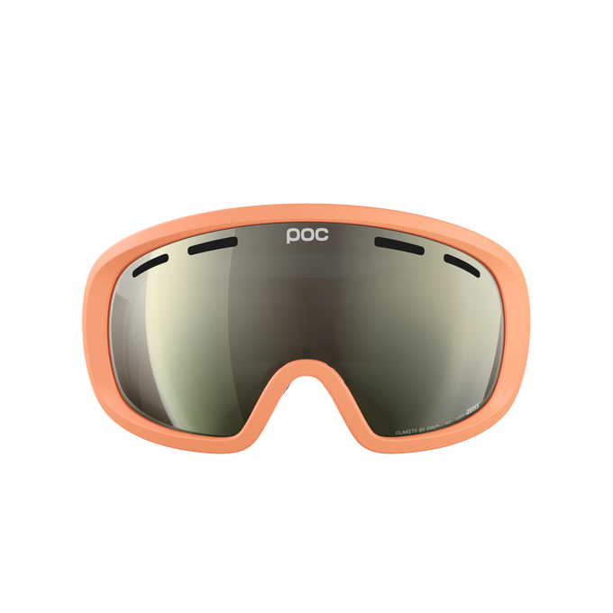 Skibrille POC Fovea Mid Apricot Sunstone/Partly Sunny Ivory - 2025/26
