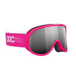 Goggles POC Pocito Retina Fluorescent Pink/Partly Sunny Silver - 2025/26