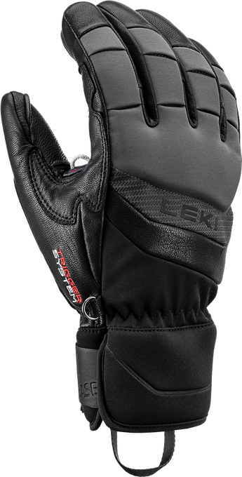 Gloves LEKI Griffin Base 3D Black/Grey - 2024/25