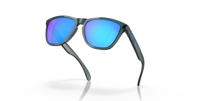 Sonnenbrille Oakley Frogskins Crystal Black w/Prizm Sapphire Polarized - 2023