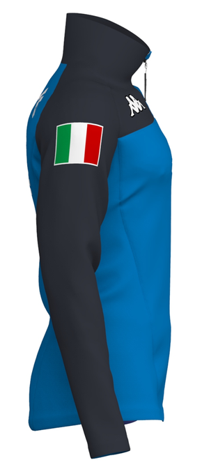 Fleece Jacket Kappa 6CENTO 687BK ITA Blue Brilliant/Blu - 2024/25