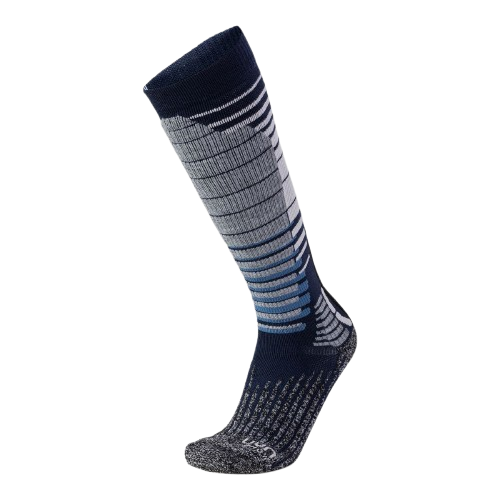 Snowboardsocken UYN Man Ski Snowboard Socks Dark Blue/Grey Melange - 2025/26