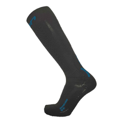 Skisocken UYN Man Ski One Pure Snow Socks Black/Blue - 2025/26