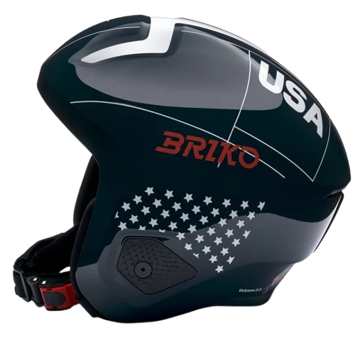 Helm Briko Vulcano 2.0 USA Shiny Blue/White - 2025/26
