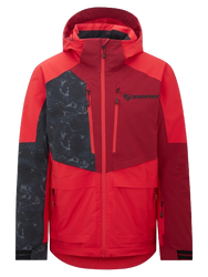 Ski jacket Ziener Trivor Man Padded Red Black Foggy Print - 2025/26