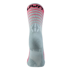 Outdoor Socken UYN Woman Runner's Five Socks Light Grey/Pink