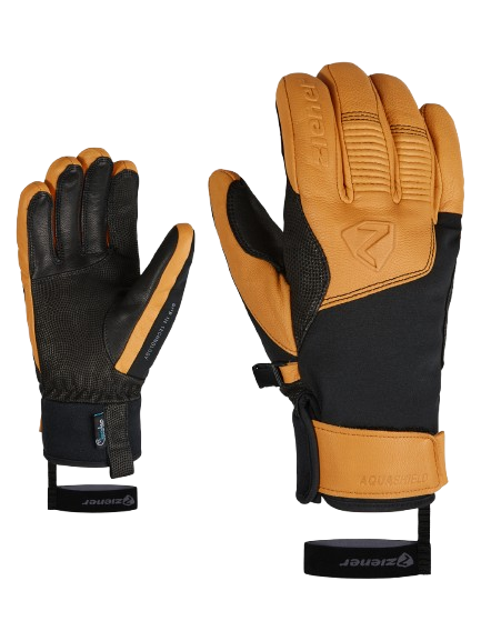 Handschuhe Ziener Ganzenberg-z As® Aw Glove Man Black Tan - 2025/26
