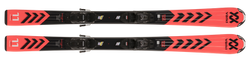 Skis Volkl Racetiger Red + 4.5 VMotion JR Black - Anthracite - 2023/24