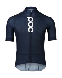 POC M's Essential Road Logo Jersey Calcite Blue/Dark Calcite Blue - 2024