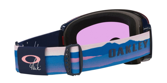 Brille Oakley Flight Deck Pro M Mikaela Shiffrin Sig/Prizm Snow Iced Iridium + Additional lens Prizm Snow Sapphire Iridium - 2025/26