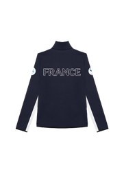 Women's fleece Colmar Full Zip Stretch Fleece White/Blue - 2025/26