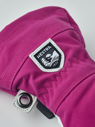 Gloves Hestra Army Leather Heli Ski Jr. Fuchsia - 2025/26