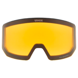 Brille Uvex lace ATTRACT FM Black Matt/Mirror Red + spare lens - 2025/26