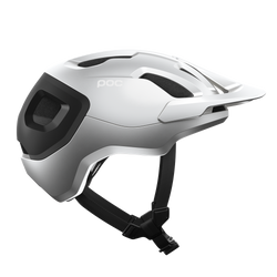 Fahrradhelm POC Axion Race MIPS Uranium Black/Argentite Silver Matt - 2023