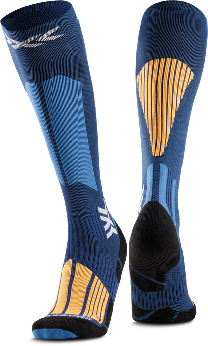 Skisocken X-Socks Ski Perform OTC WMN X Marine/Orange - 2025/26
