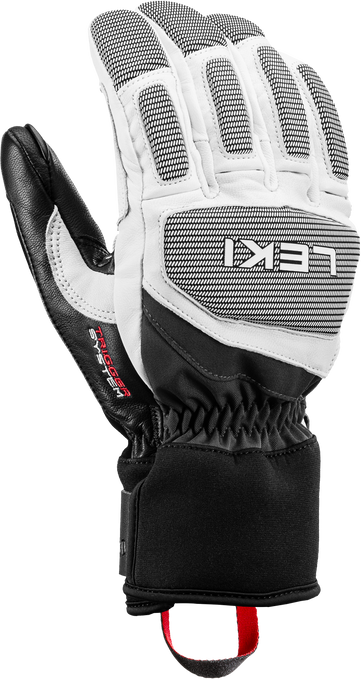 Gloves LEKI Griffin Pro 3D White/Black - 2025/26