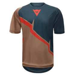 Fahrradtrikot Dainese HgAER Jersey Ss Brown/Blue/Red 