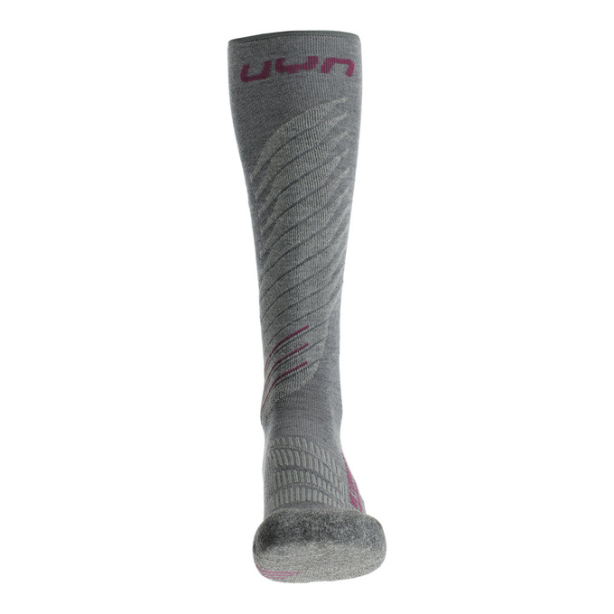 Ski socks UYN Woman Ski One Comfort Fit Grey/Purple 2024/25