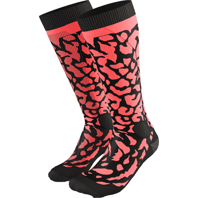 Skisocken Dynafit FT Graphic Socks Ultra Coral - 2025/26