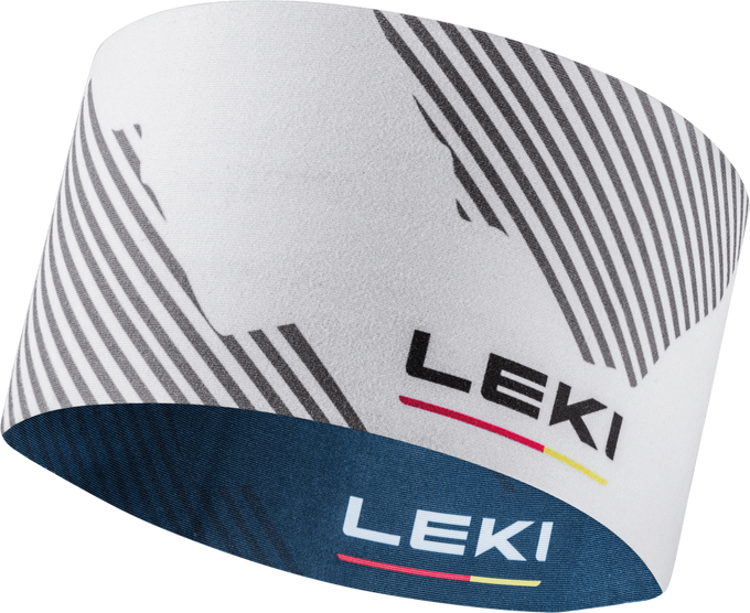 LEKI XC Headband Blue/White/Grey