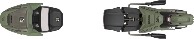 Ski bindings Marker Comp 16 Khaki - 2025/26