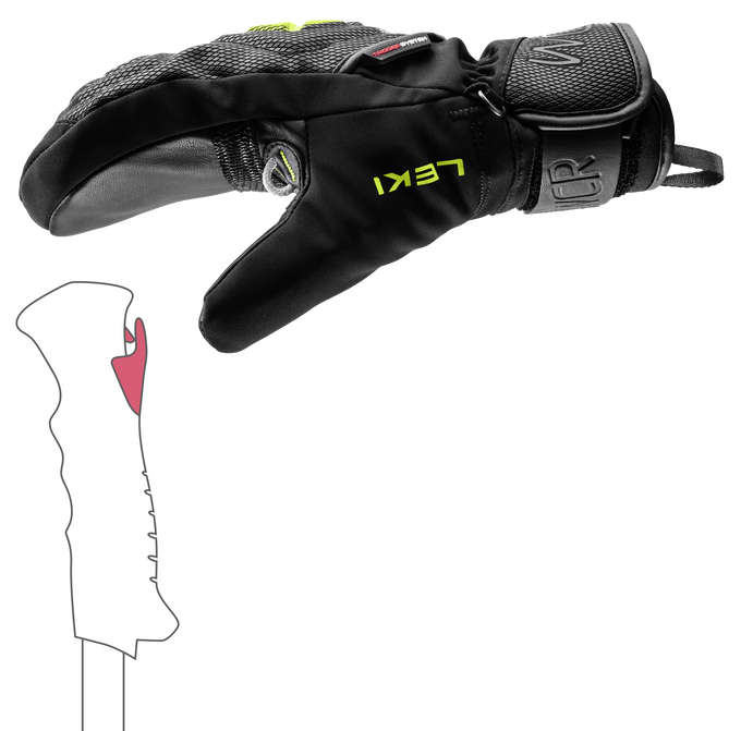 Handschuhe LEKI WCR C-Tech 3D Junior Mitt - 2025/26
