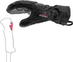 Handschuhe LEKI Griffin Base 3D Women Mitt Black - 2025/26