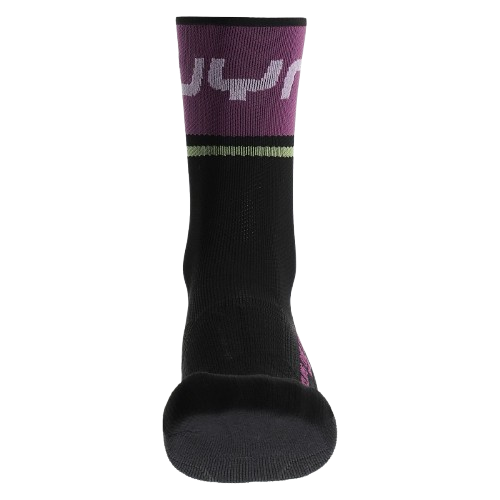 Outdoor Socks UYN Woman Cycling One Light Socks  Black/Violet