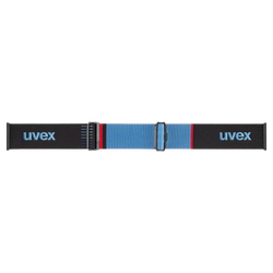 Brille Uvex lace ATTRACT FM Black Matt/Mirror Blue + spare lens - 2025/26