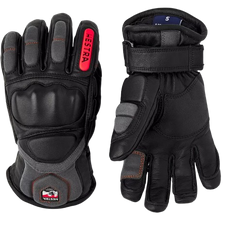 Gloves Hestra Impact Racing Jr. Black/Flame Red - 2025/26
