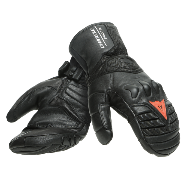 Gloves DAINESE HP Ergotek PRO Mitten Gloves Stretch Limo/High Risk Red - 2025/26