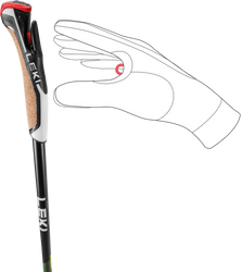 Poles Nordic Walking LEKI Flash Carbon