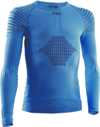 Thermal underwear X-Bionic Invent 4.0 Shirt LG SL Junior Teal Blue/Anthracite - 2024/25