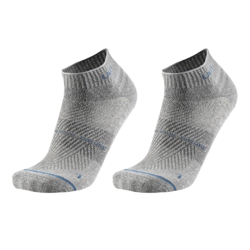 Outdoor Socken UYN Unisex All Round Low Cut 2Pack Grey Mel/Grey/Mel
