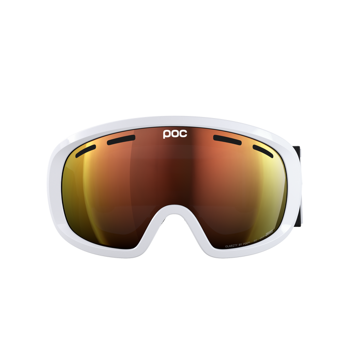 Skibrille POC Fovea Mid Blixten White/Partly Sunny Orange - 2025/26